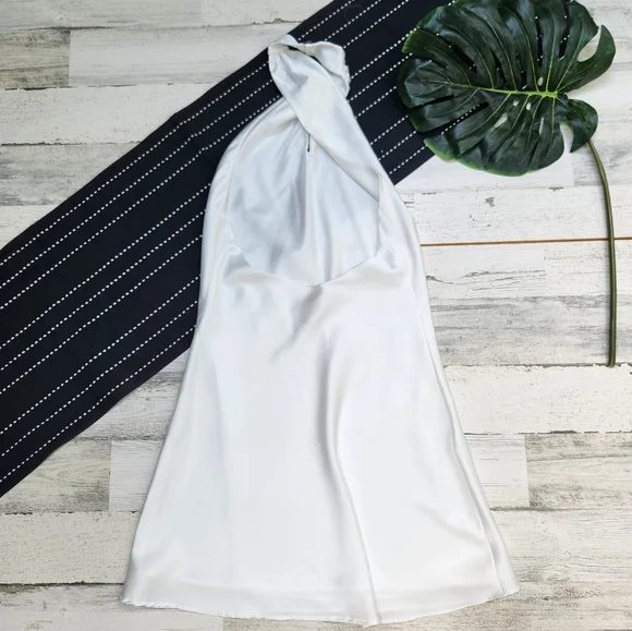 Show Me Your MuMu White Halter Mini Dress - Picture 5 of 7